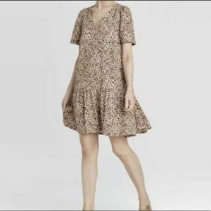 A New Day | Leopard Print Shift Dress